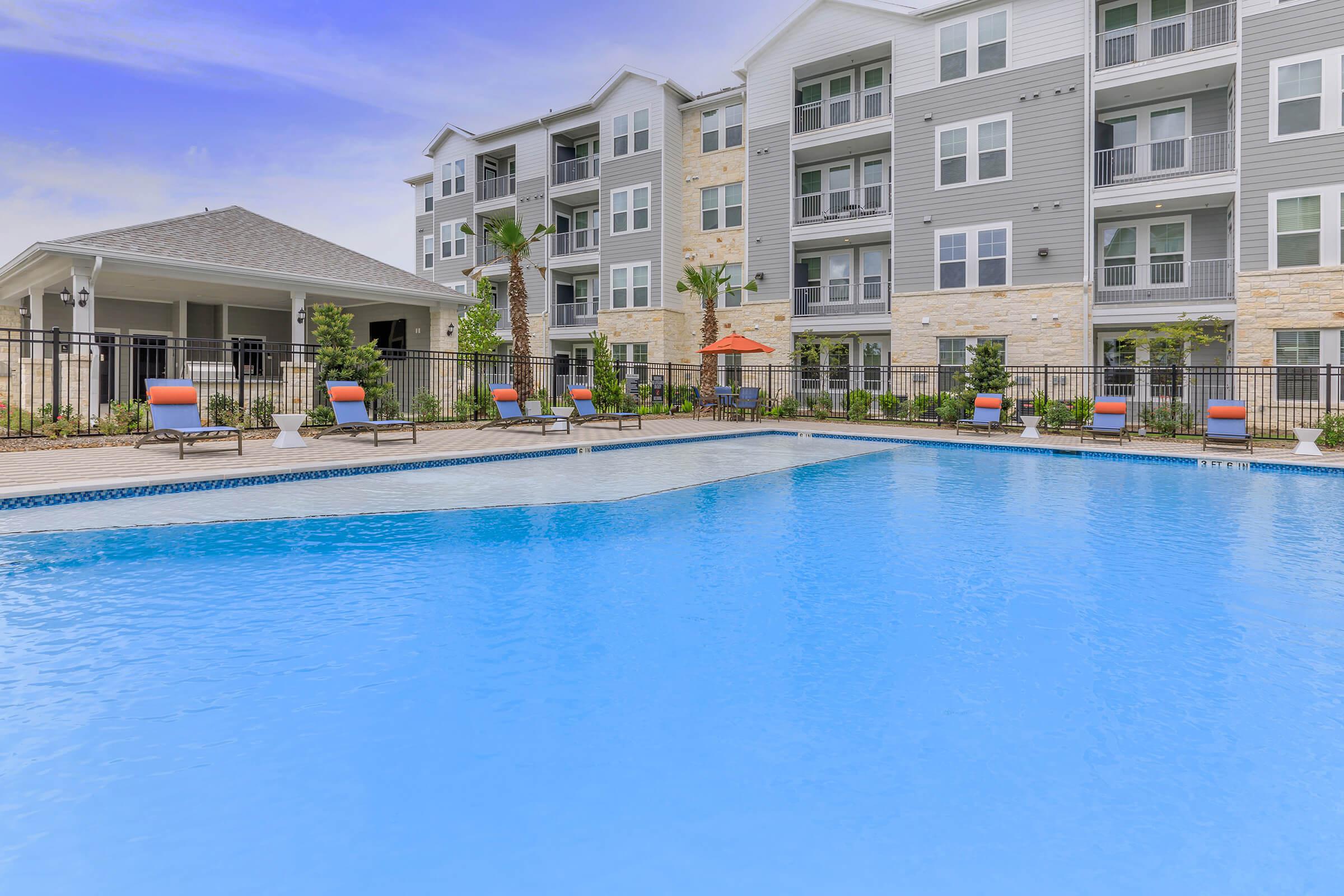 a large pool of water