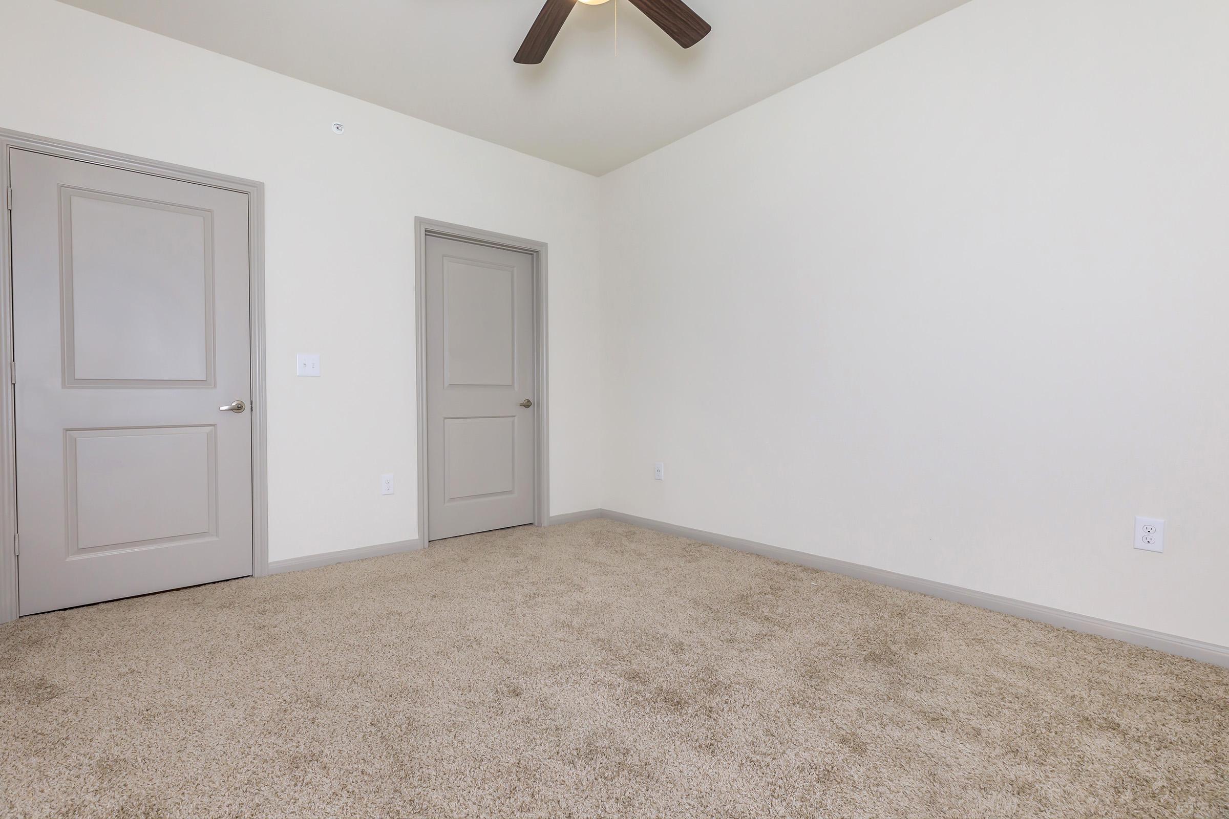 a door in a room