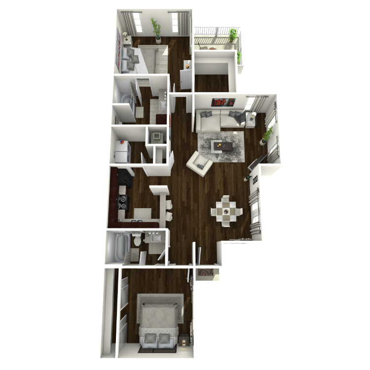 Floor plan image of B2
