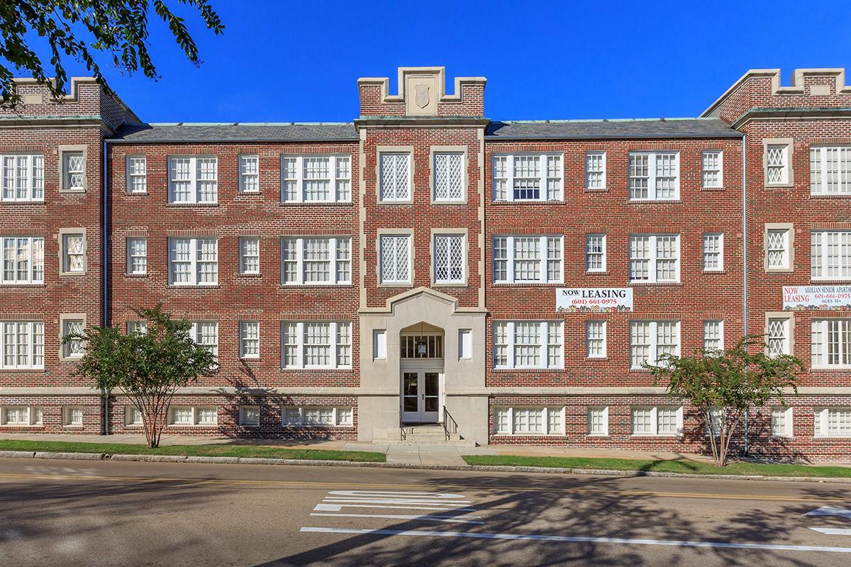 a large brick building