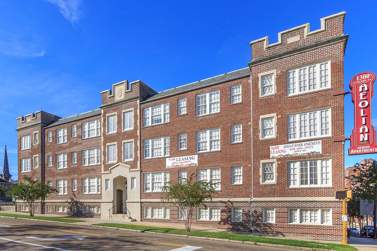 a large brick building