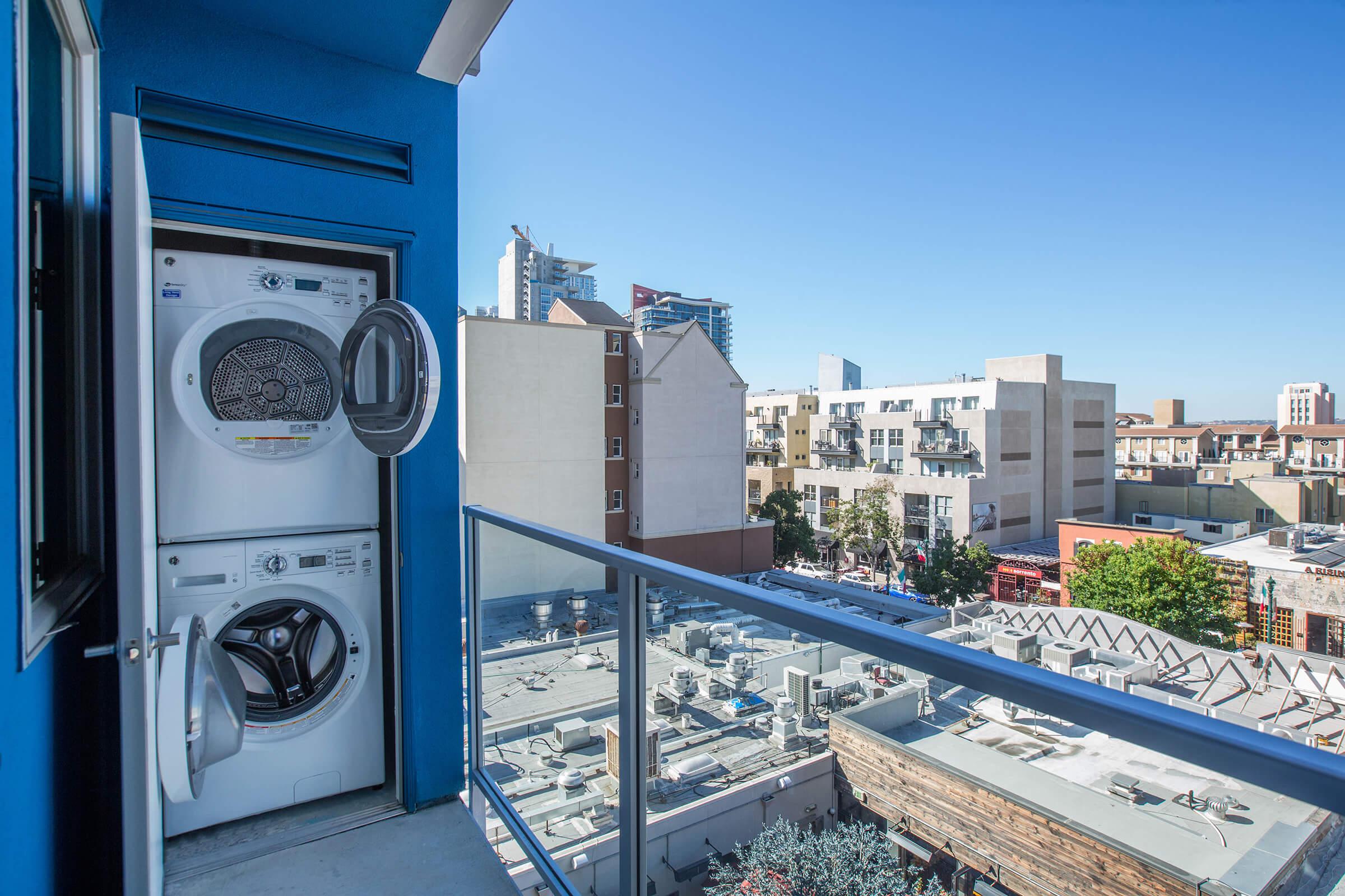 FULL-SIZE WASHER AND DRYER