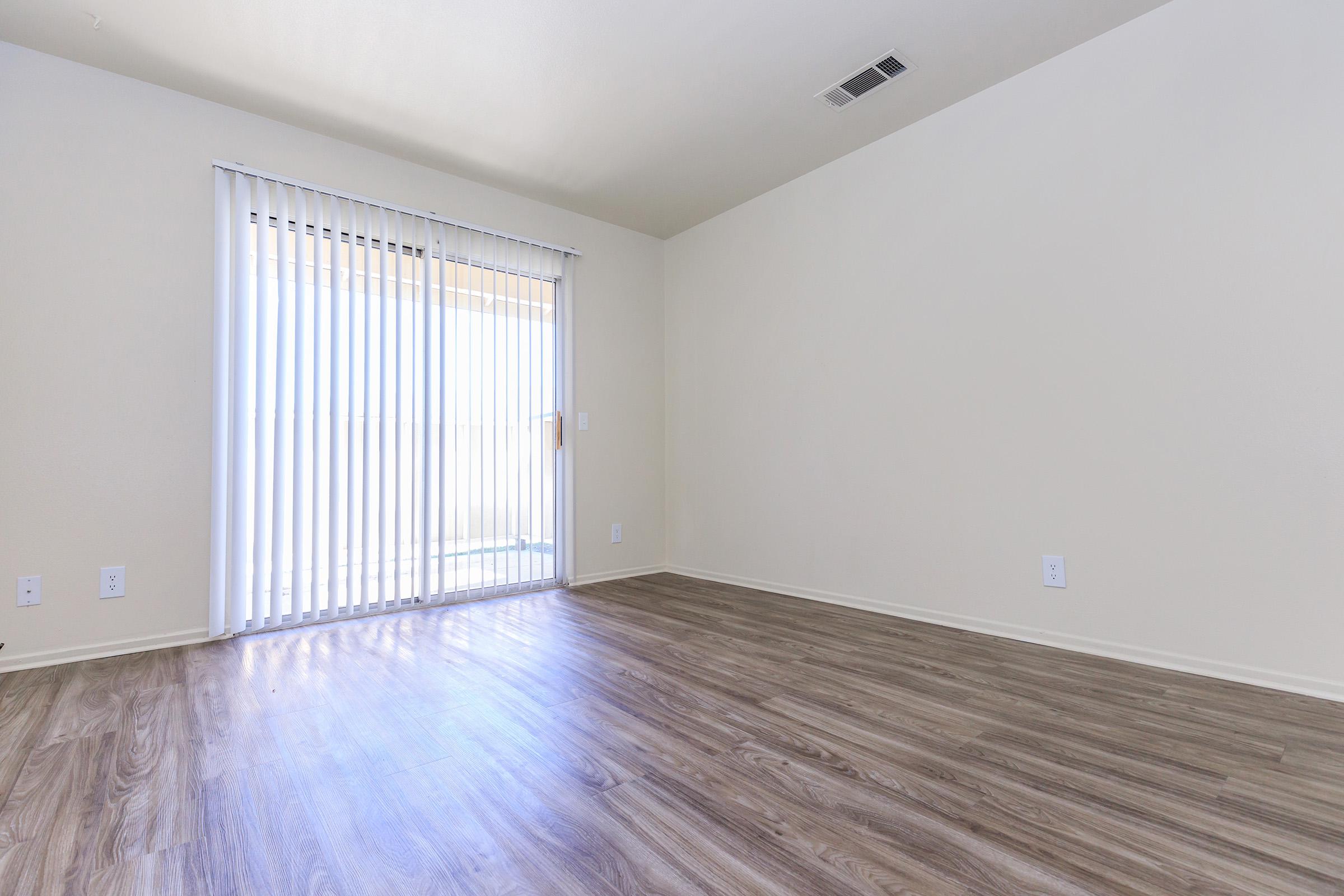 Living room with wooden floors