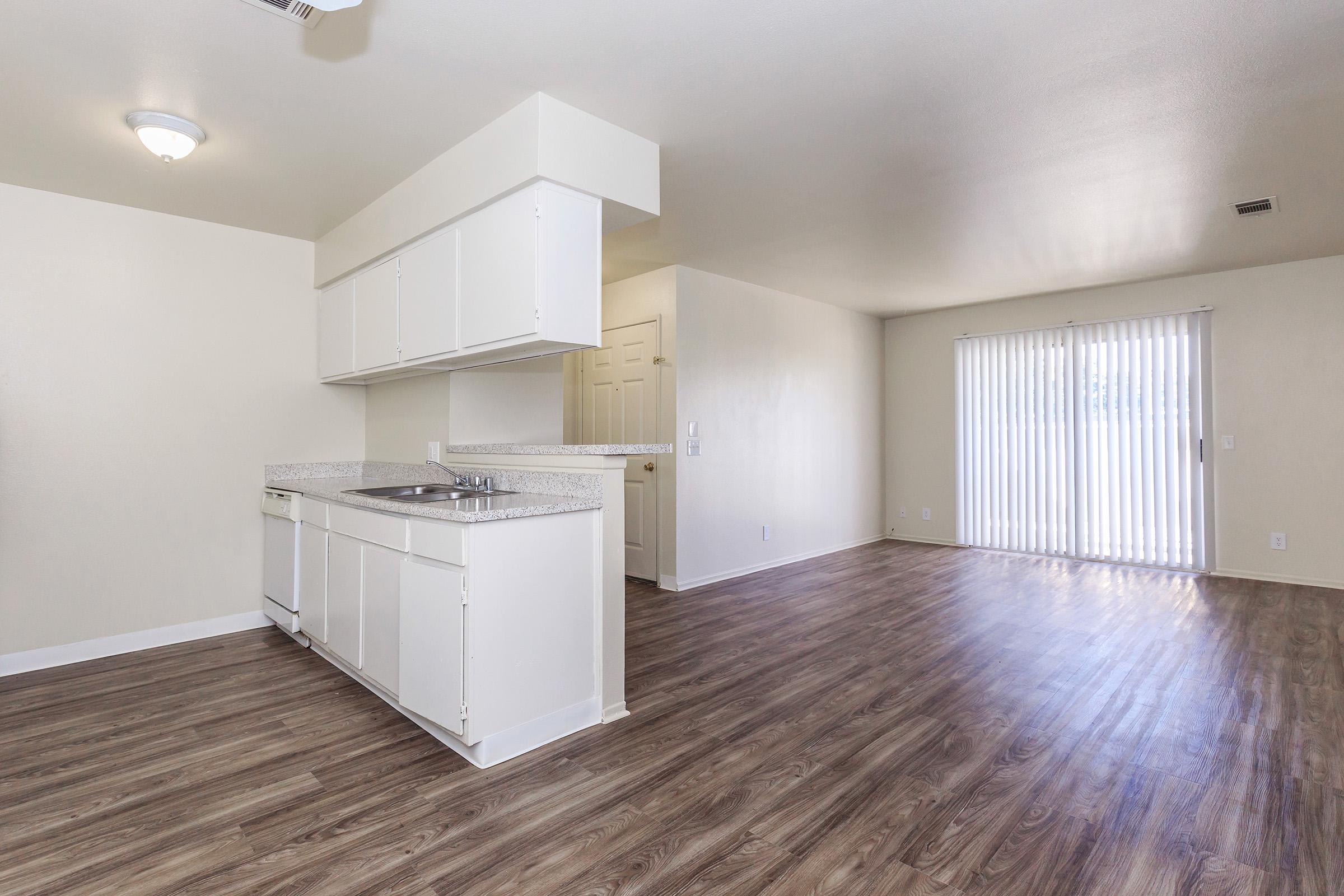 Apartment with wooden floors