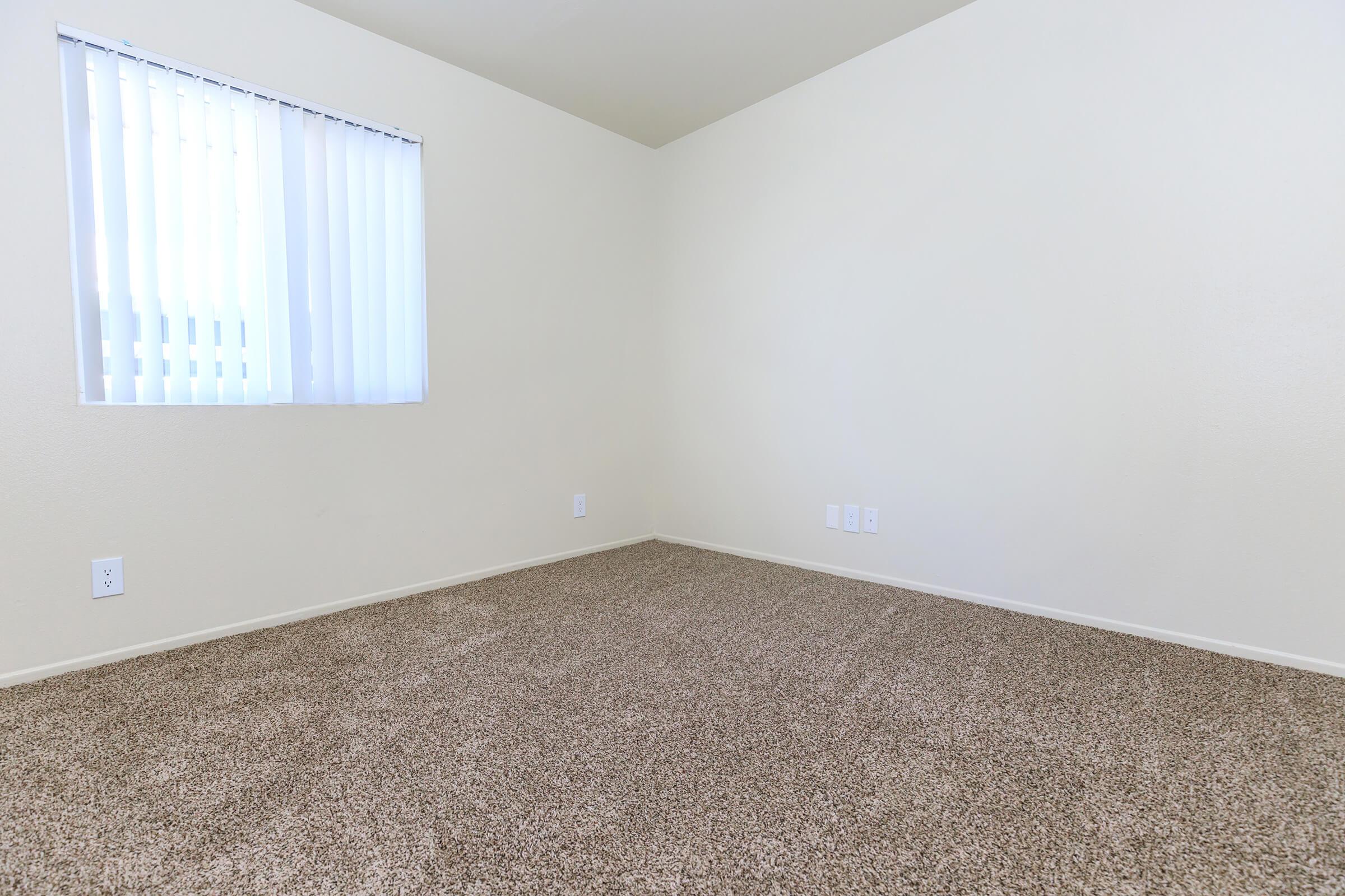 Vacant carpeted bedroom