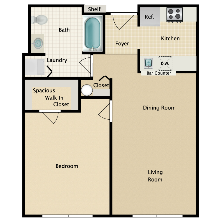Floor plan image of Building 1-1A