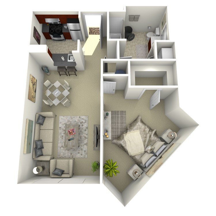 Floor plan image of Building 1-1D