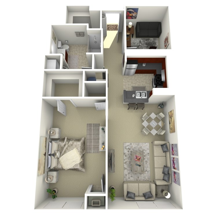 Floor plan image of Building 2-1B