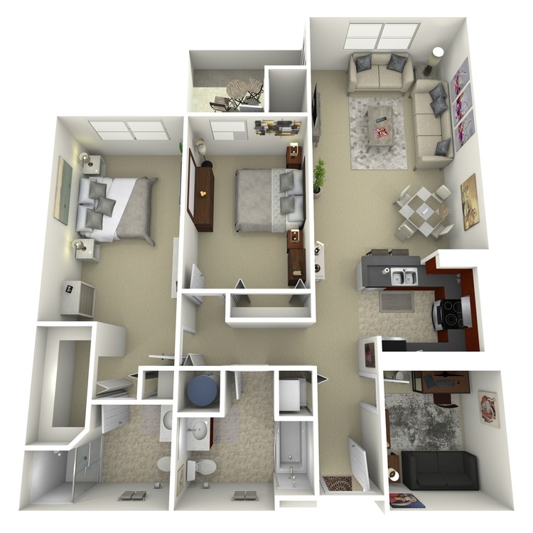 Floor plan image of Building 2-2A