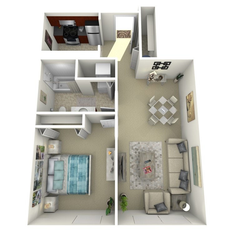 Floor plan image of Building 1-1E