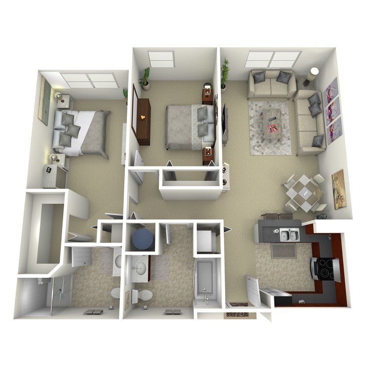 Floor plan image of Building 3-2E