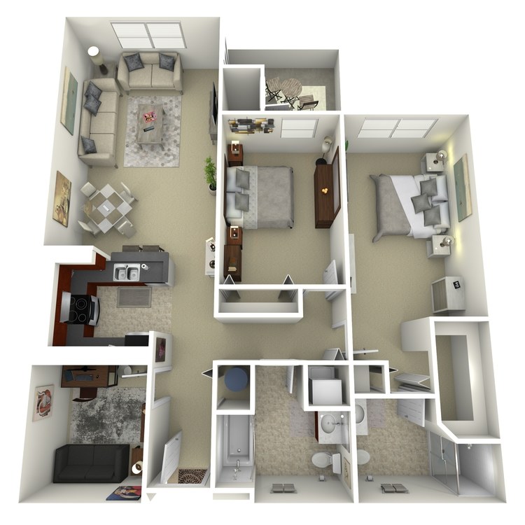 Floor plan image of Building 3-2A