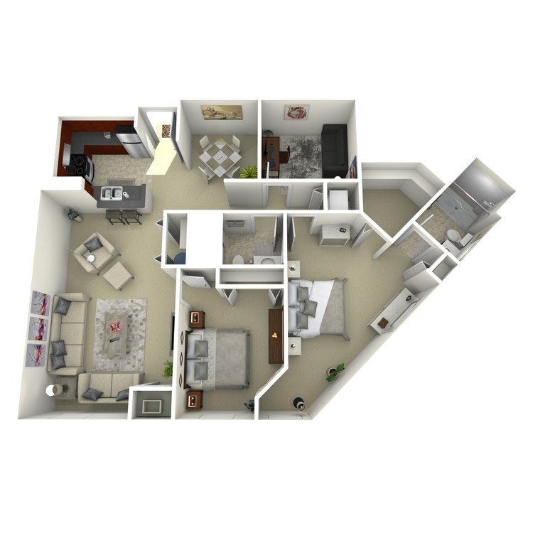 Floor plan image of Building 3-2I