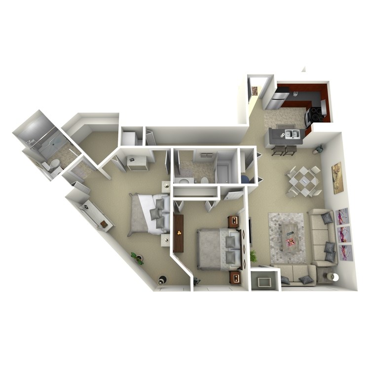 Floor plan image of Building 2-2H
