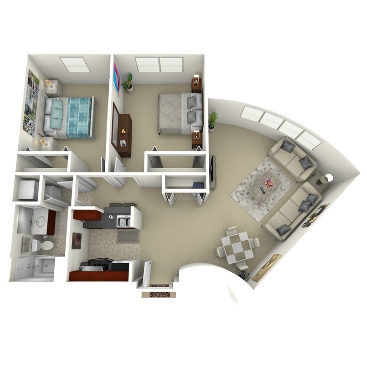 Floor plan image of Building 1-2A