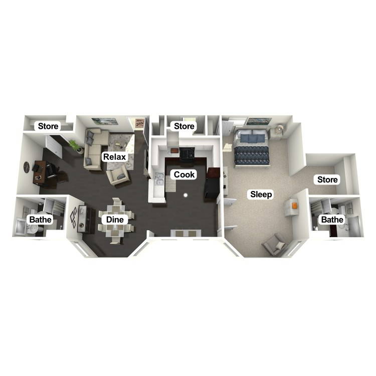 Floor plan image of Carson Flat