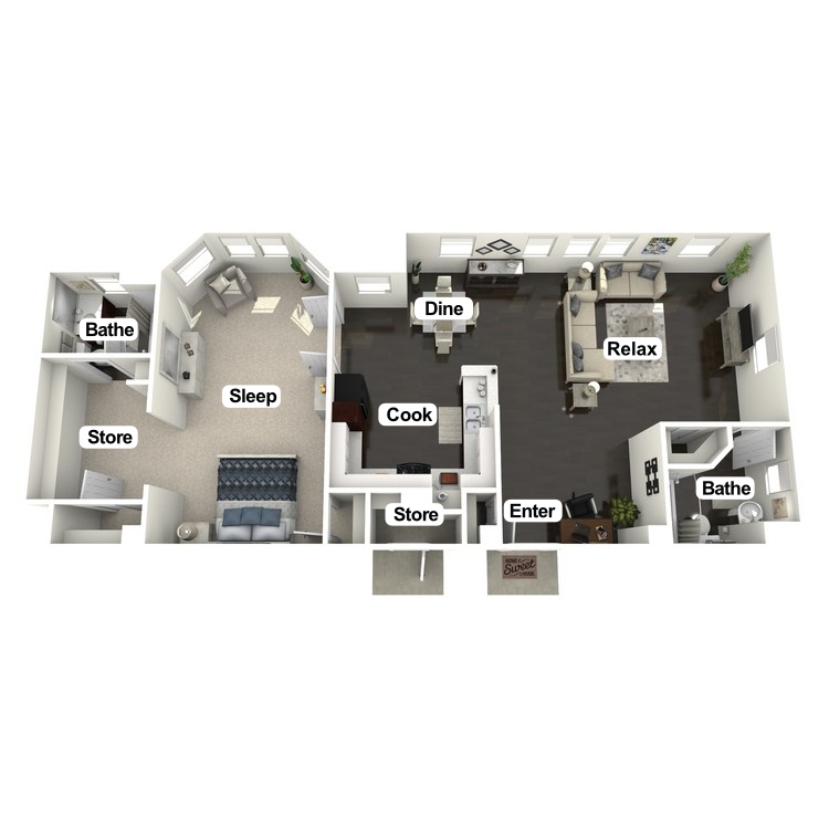 Floor plan image of Kenneth Suite