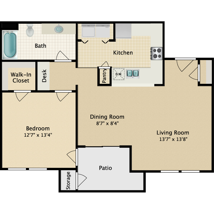 Floor plan image of Flat I