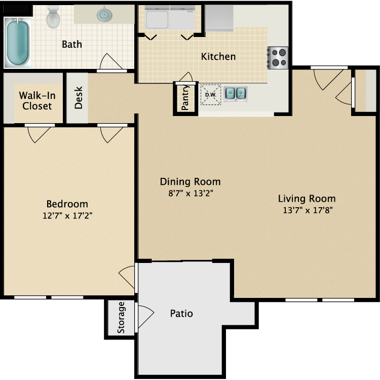Floor plan image of Flat II