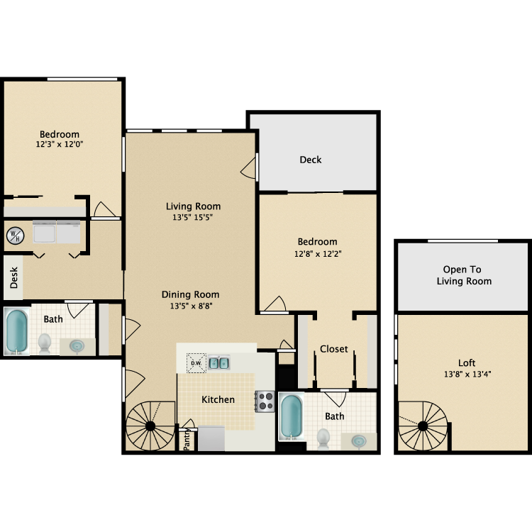 Floor plan image of Loft III