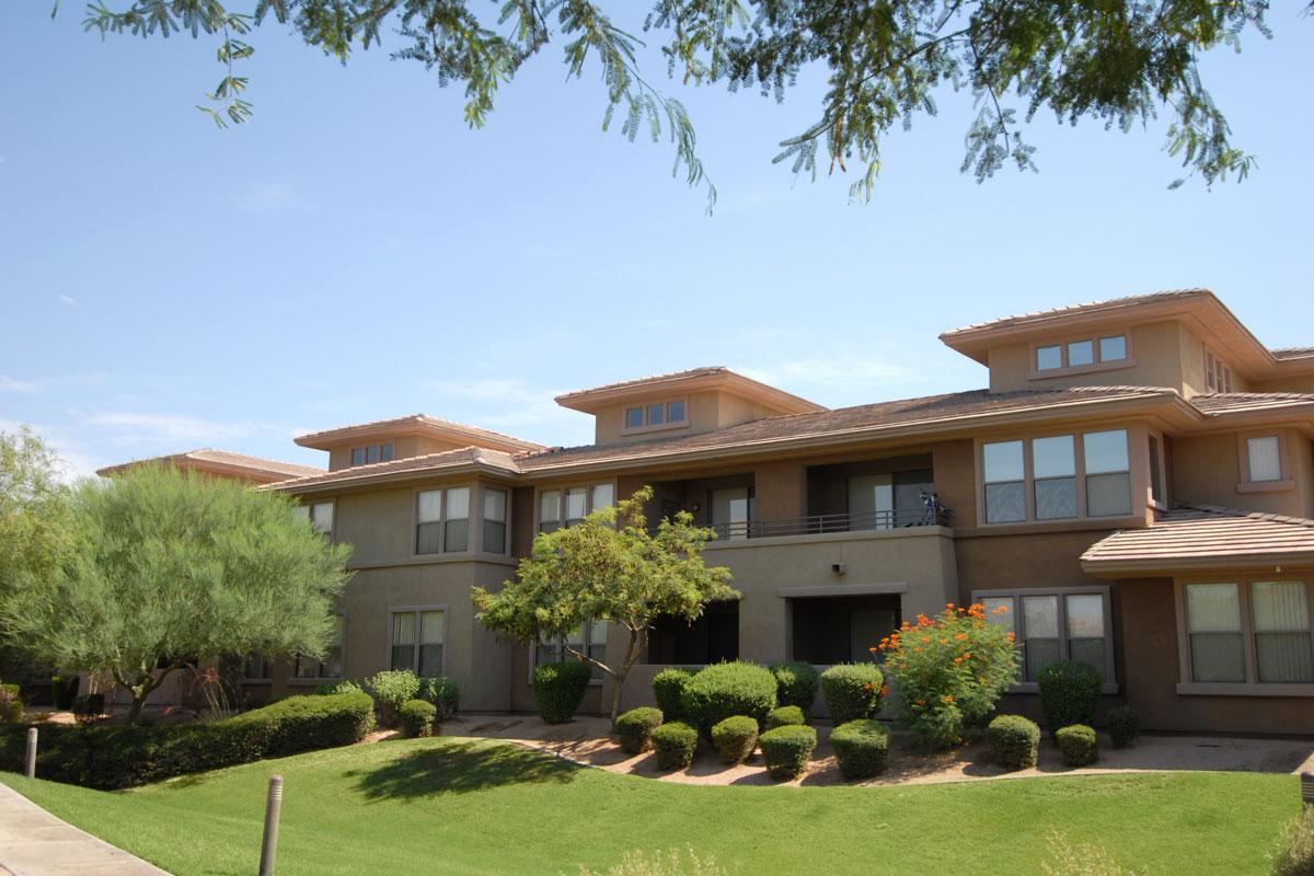 a large lawn in front of a house