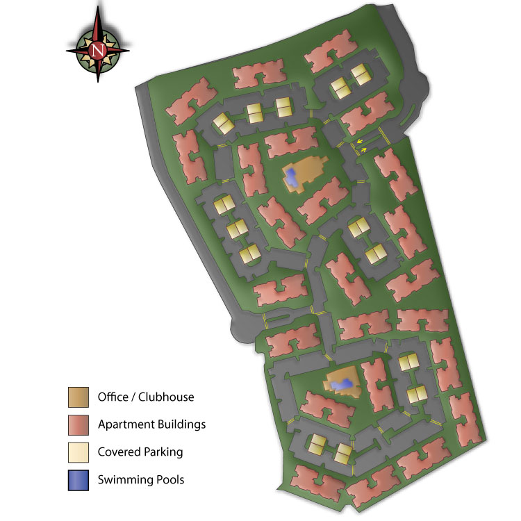 We make every effort to make our website accessible to anybody, especially those with disabilities. If you have question in terms of the relative location of an amenity or apartment home, please give us a call.