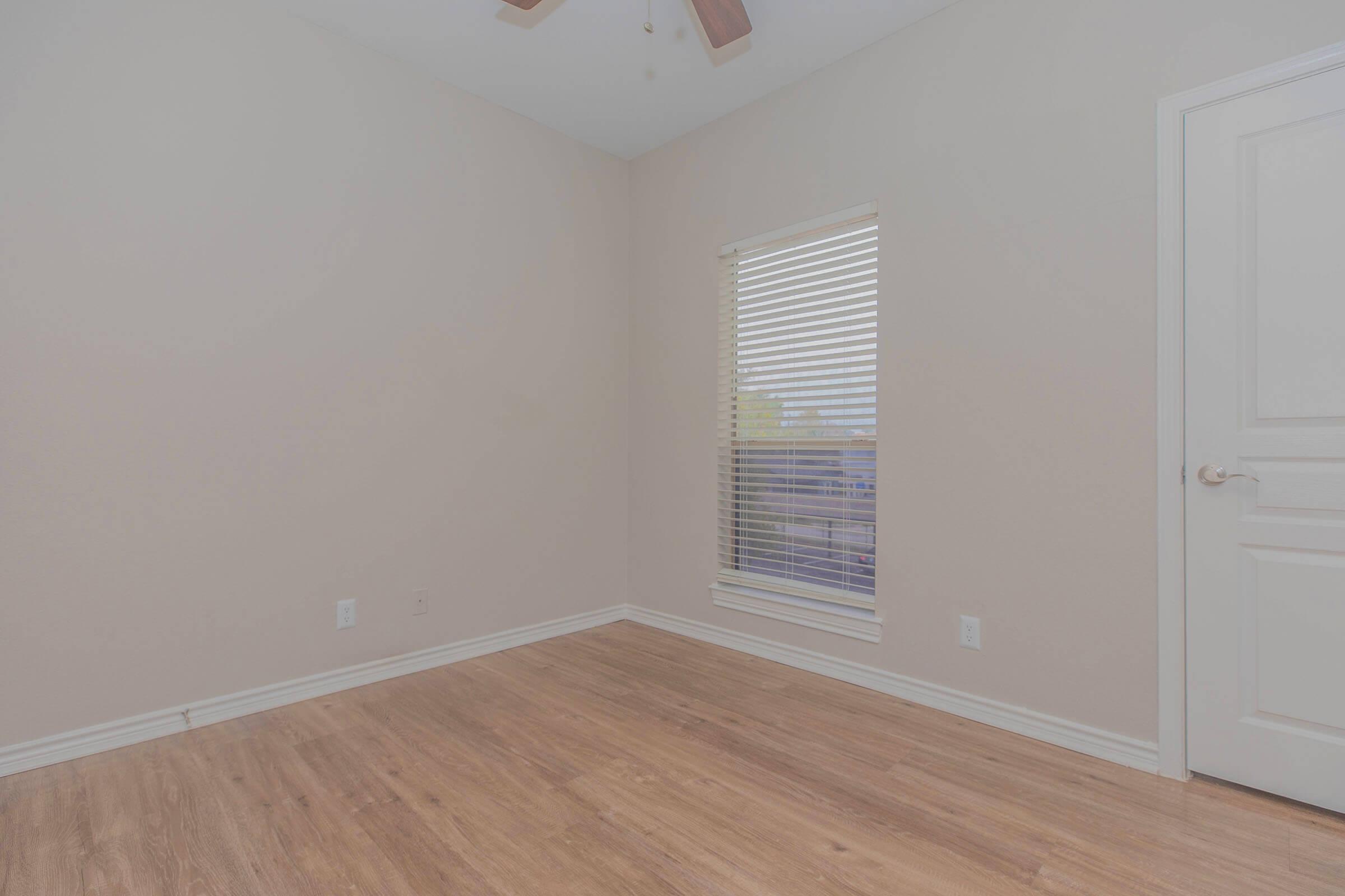 a room with a wooden floor