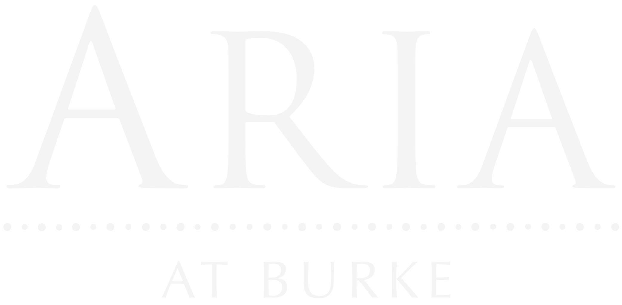 Aria at Burke ebrochure logo