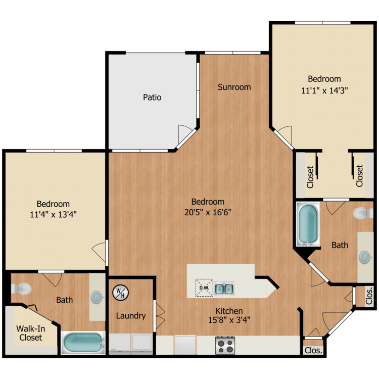Floor plan image of The Serenity