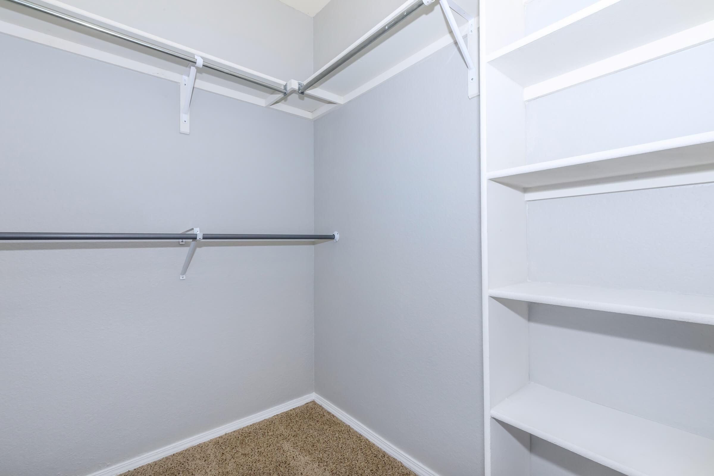 AMPLE CLOSET SPACE