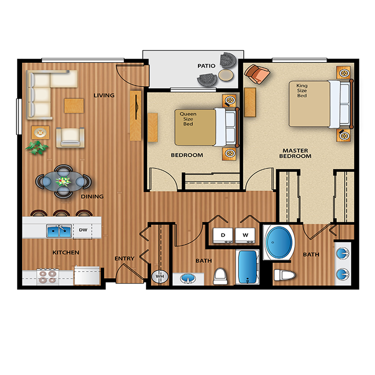 Floor plan image of Hawk