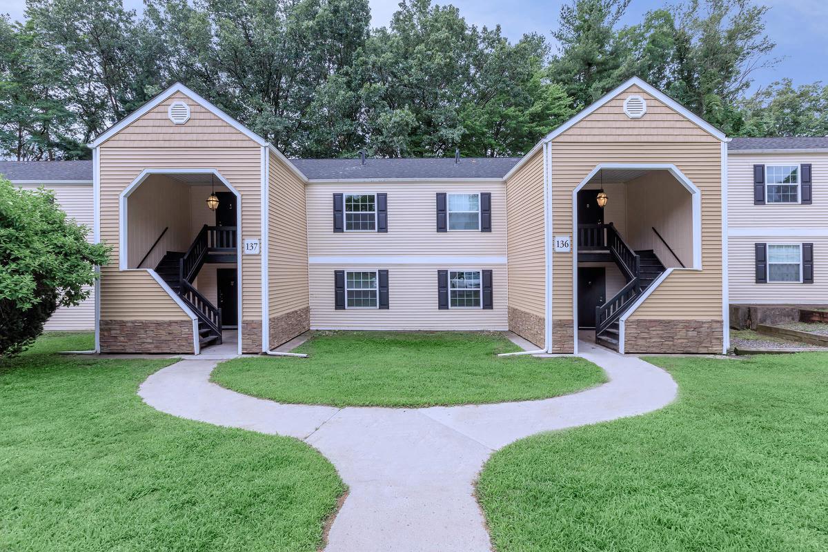 a large lawn in front of a house