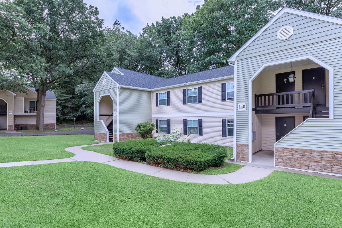 a large lawn in front of a house