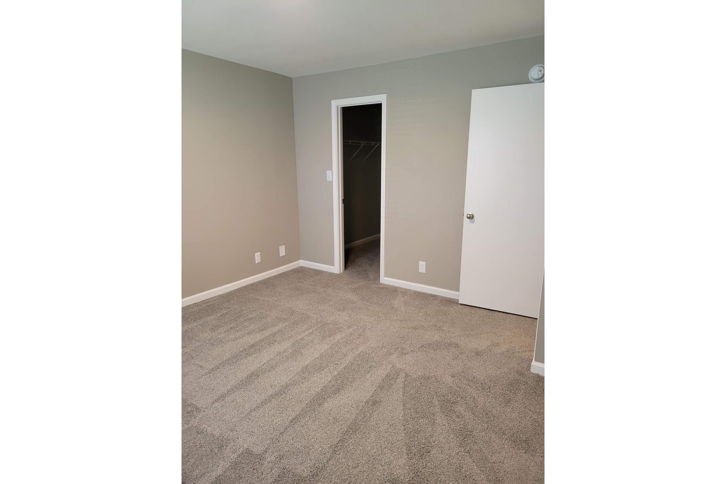 renovated two bedroom apartment bedroom in Clarksville, TN