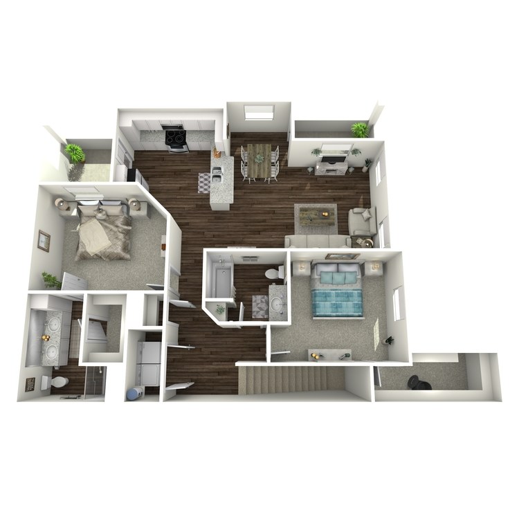 Floor plan image of B2-U