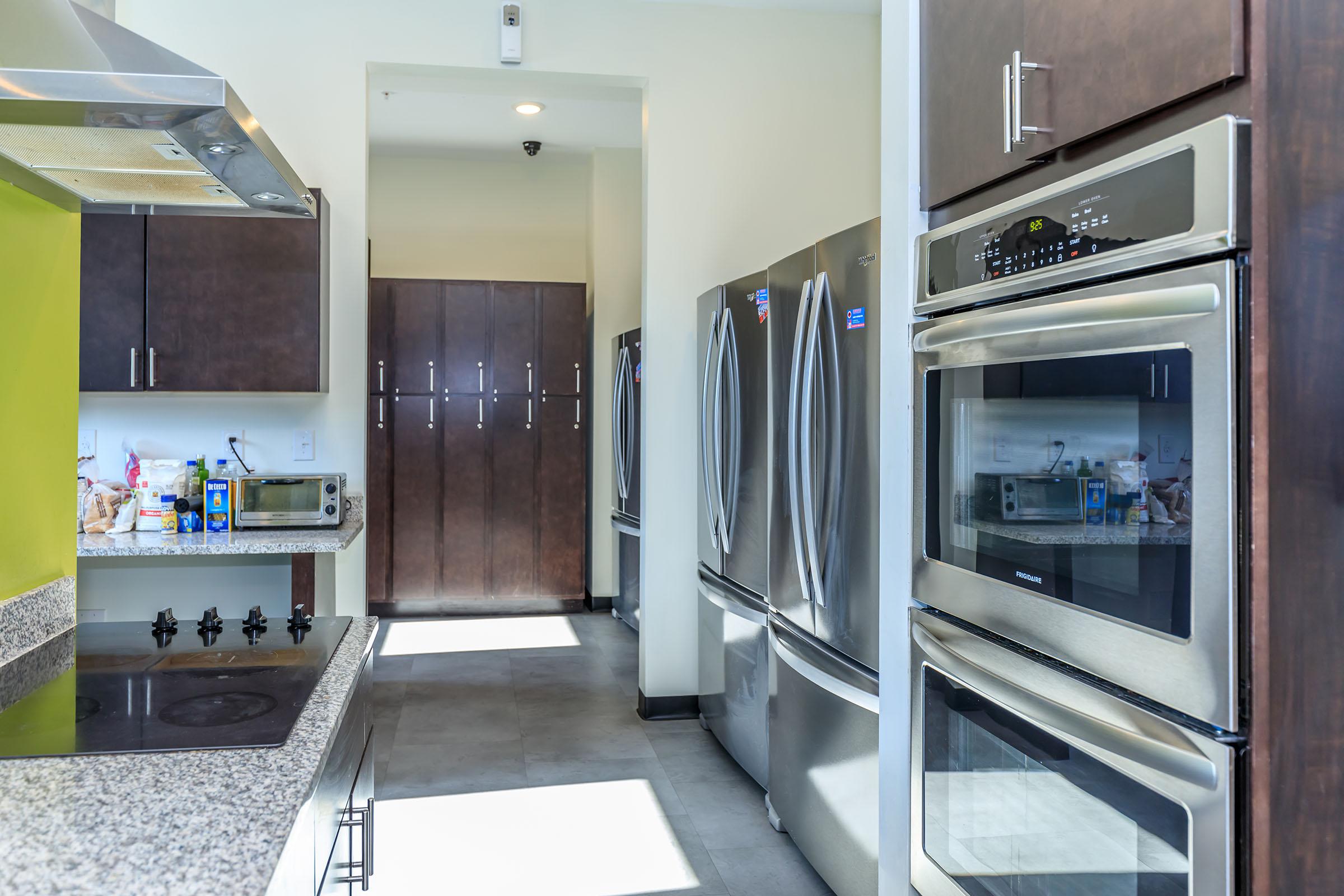 a view of a kitchen