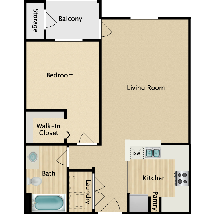 Floor plan image of A1