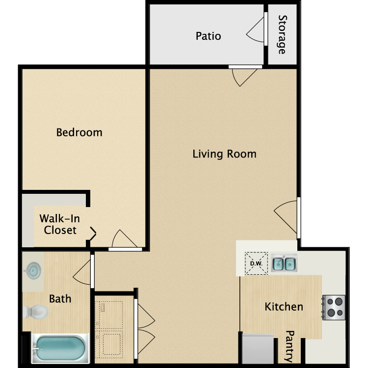 Floor plan image of A2