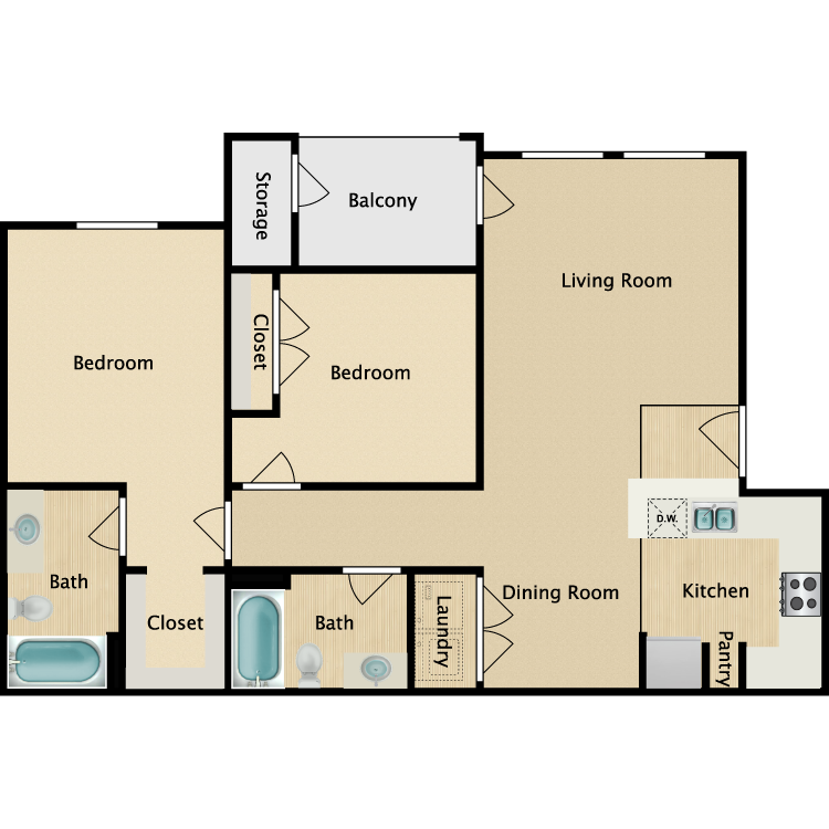 Floor plan image of B1