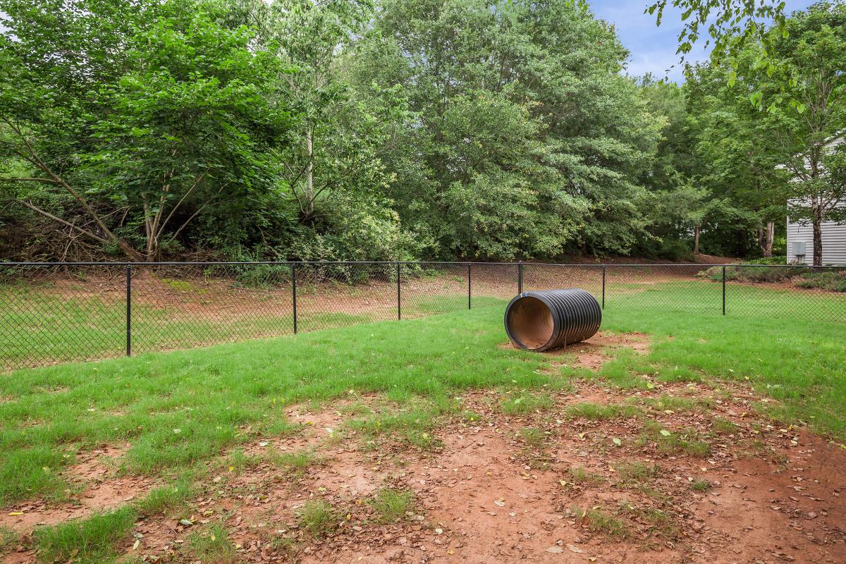 Dog park at Gleneagle in Greenville, South Carolina.