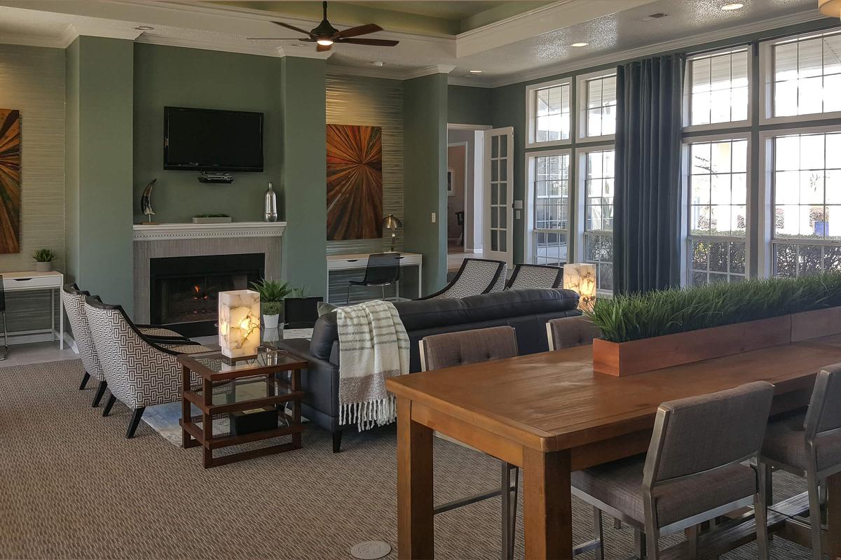 Hang out in the clubhouse atGleneagle in Greenville, SC.