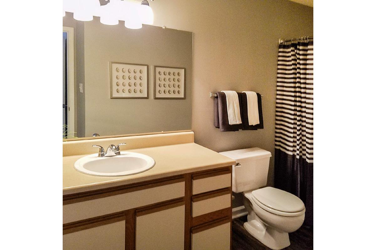 Modern bathrooms at Gleneagle in Greenville, South Carolina.