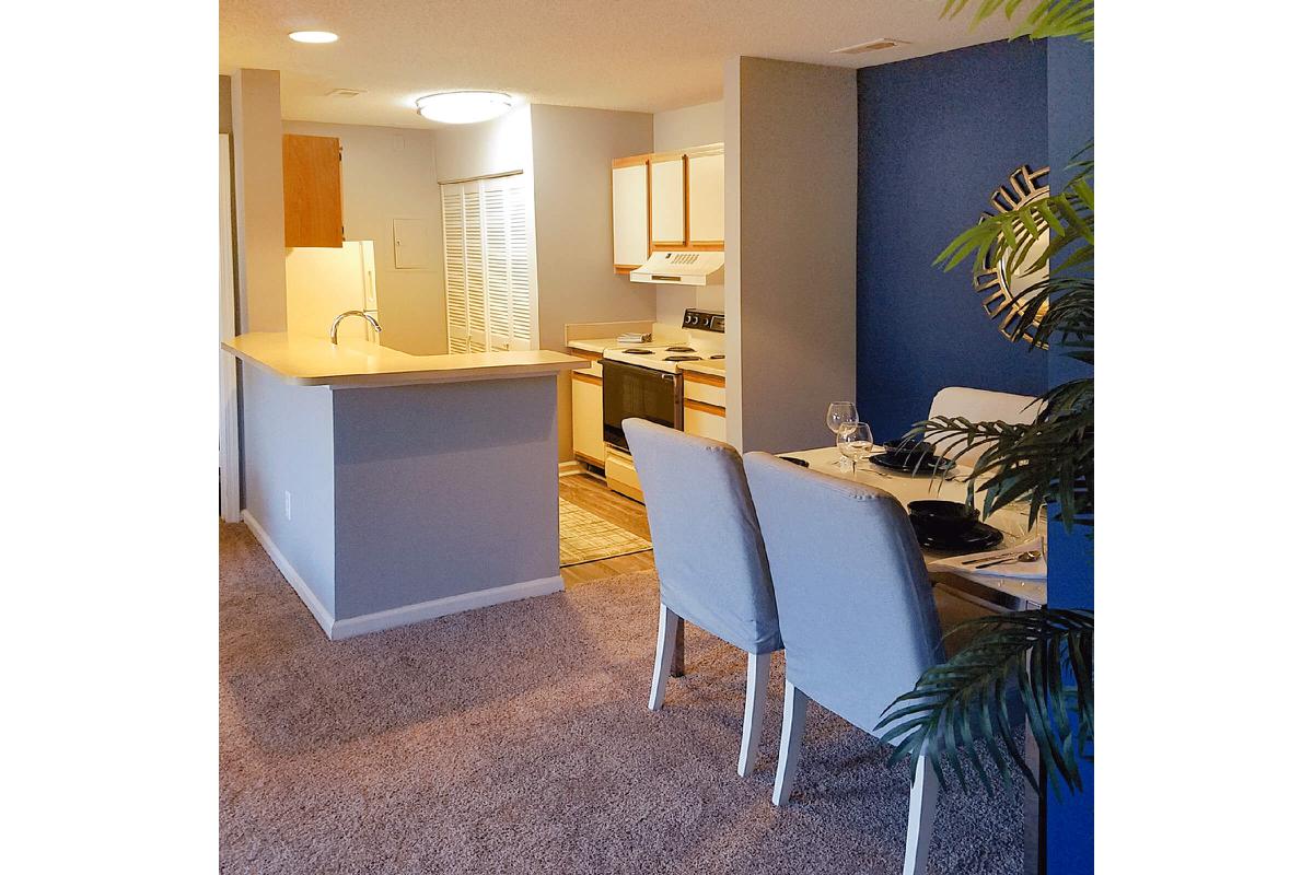 Modern kitchen at Gleneagle in Greenville, South Carolina.