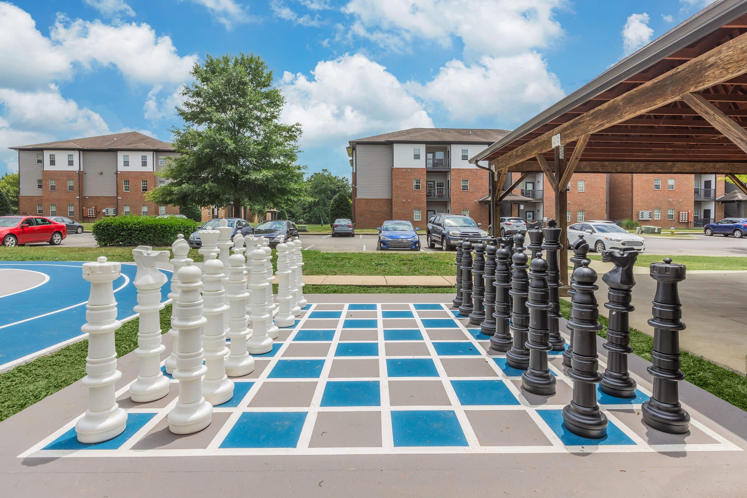 Outdoor Chessboard Common Area