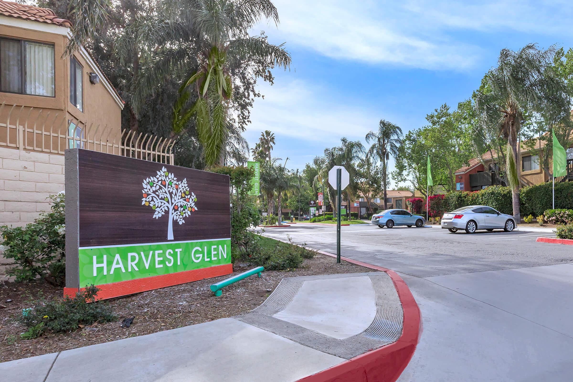 Harvest Glen monument sign