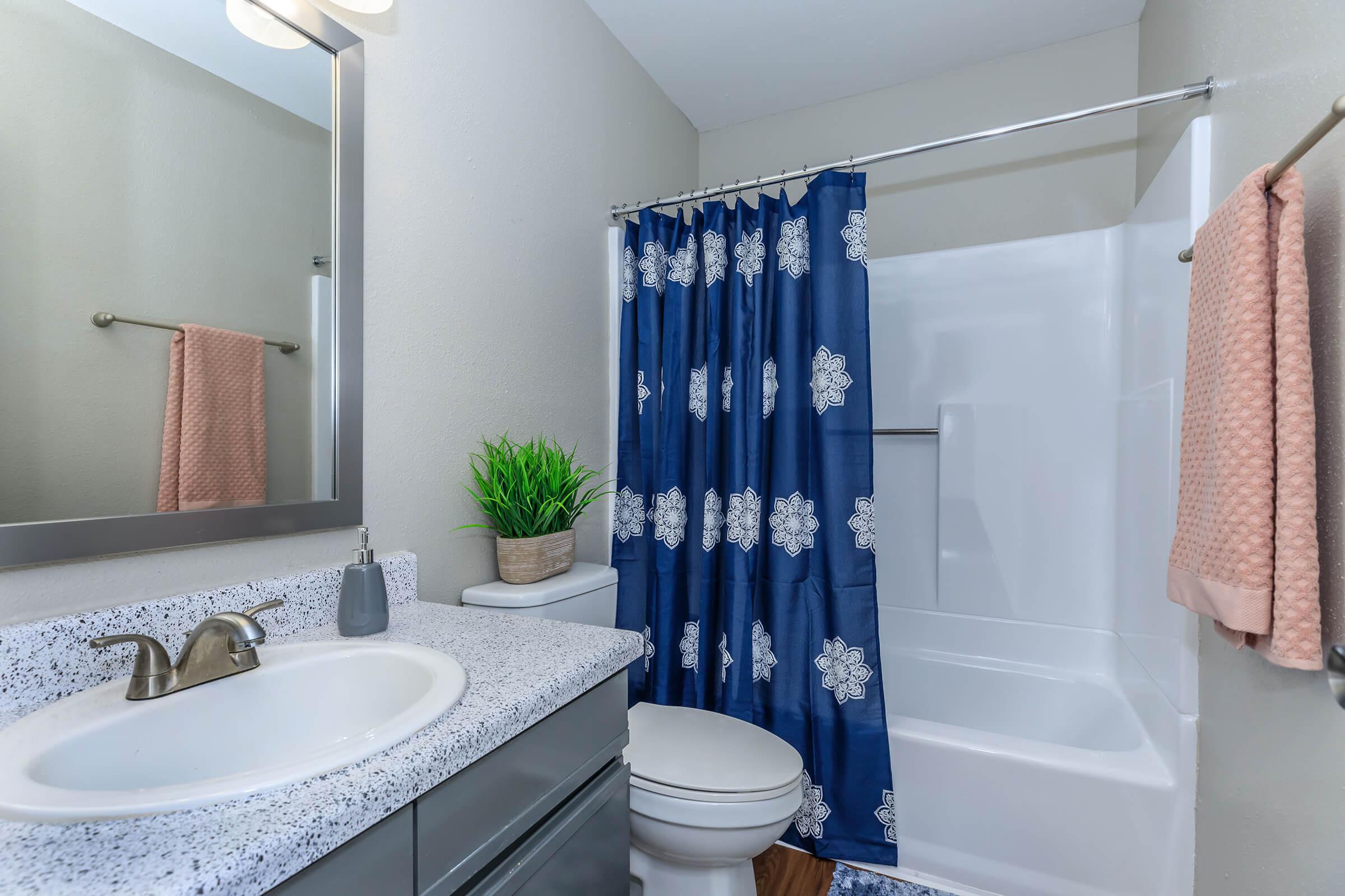 WASH. RINSE. REPEAT IN TWO AND A HALF BATHROOMS AT THE TOWNHOMES ON THREE