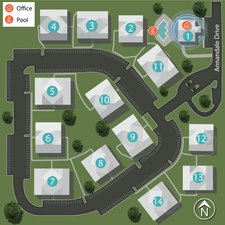 We make every effort to make our website accessible to anybody, especially those with disabilities. If you have question in terms of the relative location of an amenity or apartment home, please give us a call.