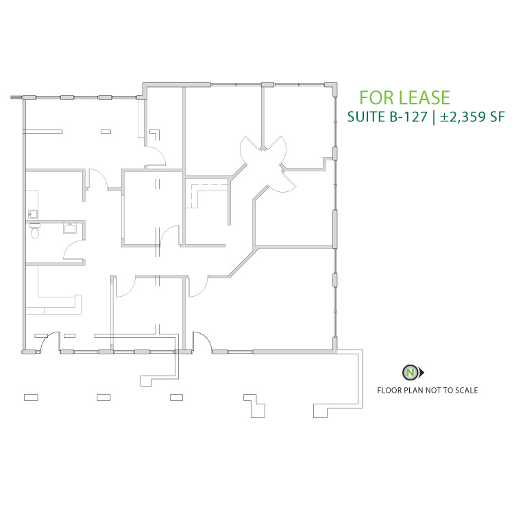 Floor plan image of Suite B-127