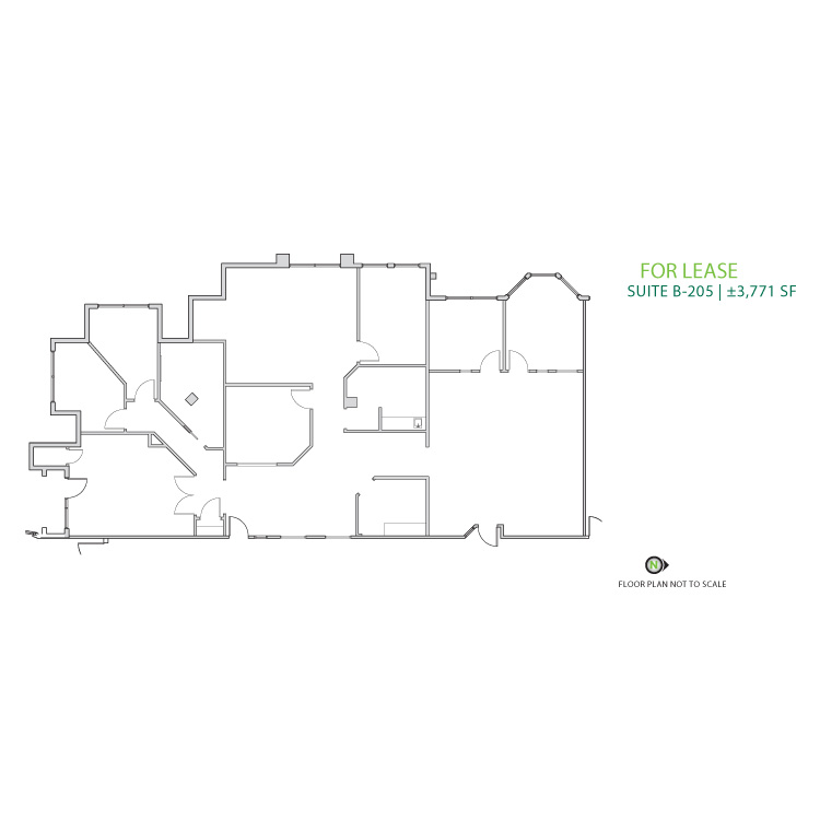 Floor plan image of Suite B-205