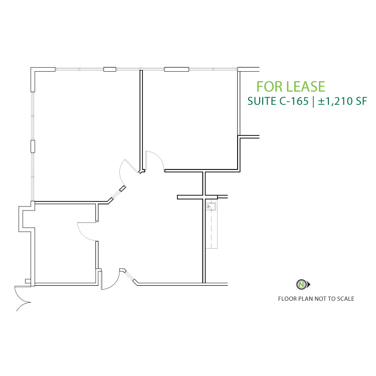 Floor plan image of Suite C-165